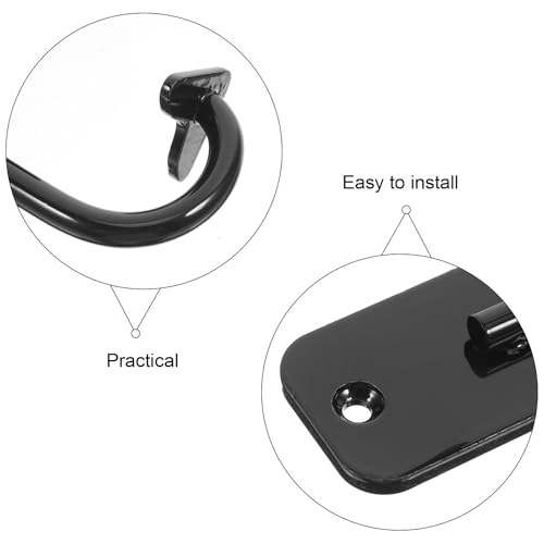 DOITOOL Heavy Duty Metal Wall Anchor Hook Fixed Hook for Home Gym Exercise Ropes and Battle Ropes Wall Mount Fitness Strap Holder