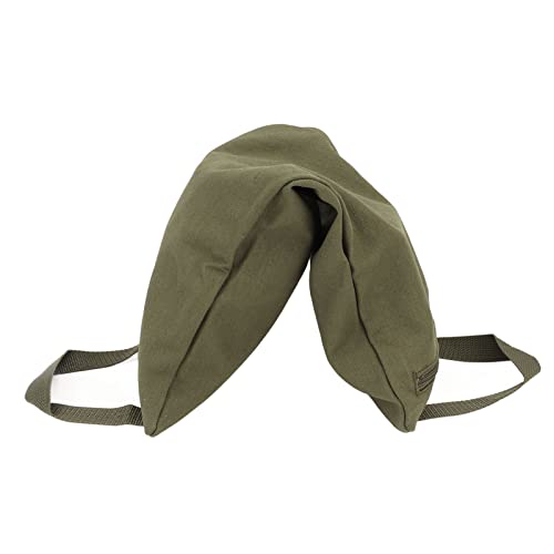 Green Fillable Yoga Sand Bag, Canvas Weighted Sandbag for Yoga and Strength Training, Adjustable Portable Sandbag with Sturdy Handle for Pilates and Home