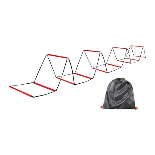 kowaku Agility Ladder Speed Ladder Folded Balance Flexible Workout Exercise Outdoor Sports Fitness Grid Physical Training Equipment