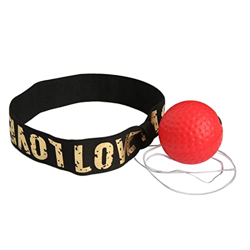 Colaxi Boxing Reflex Ball Headband Set Reflex Ball on String with Headband Punching Speed Adjustable for Workout Home Gym Women Men…