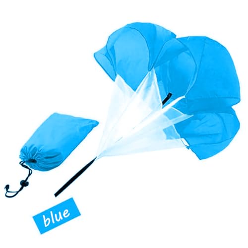 Running Speed Chute Resistance Parachute 56 inch Powerchute Umbrella Training Sprint Power Soccer Trainer for Runner, Football, Soccer Drilling
