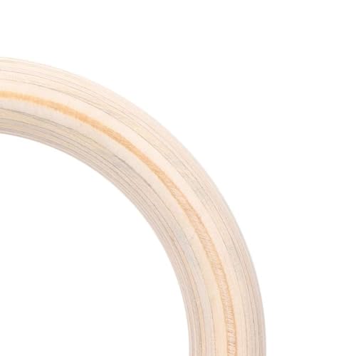 Adjustable Birch Gym Rings Set, Strength Training Equipment, for Children, Indoor/Outdoor Swing