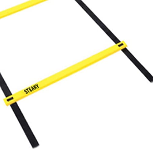 Alomejor Agility Ladder, 12 Rung 20ft Speed Training Equipment Set with Adjustable Rungs and Carrying Bag, for Soccer Sports and Agility Training