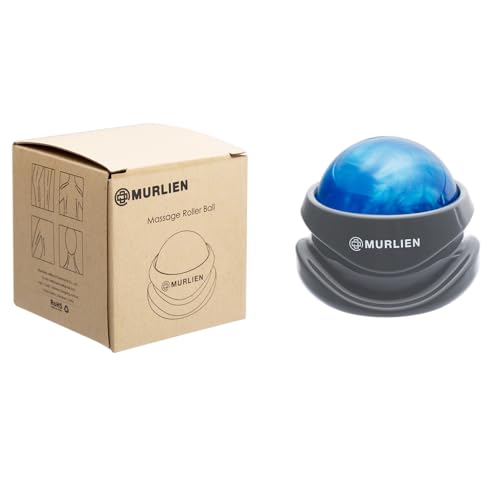 Massage Roller Ball, Tight and Sore Muscles Relief, Manual Massager, Alleviating Shoulder, Arms, Back, Legs, Calves or Muscle Tension - color: Blue