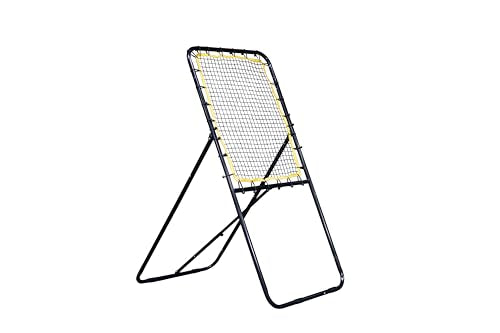 Predator Sports React Lacrosse Rebounder | 4x3 ft Bounce Back Net | Lacrosse Passing & Shooting Trainer | Baseball Rebounder Net, Pitching Net & Rebound Net for High-Performance Practice