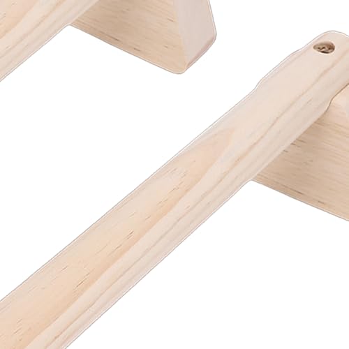 Focket Wood Push Up Bars, Adjustable Width Sturdy Parallettes Bars, Handstand Trainer with Non Slip Base and Grip Pads for Home Fitness Strength Training Workout - size: 30cm