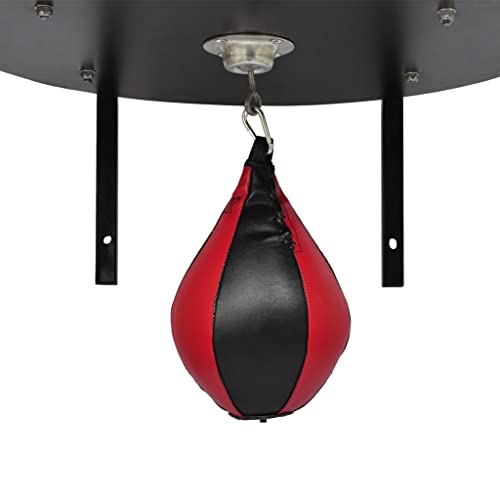 Wall Mounted Speed Ball Platform Set with Heavy Duty Swivel and Punching Bag for Boxing Fitness Training Home Gym Workout
