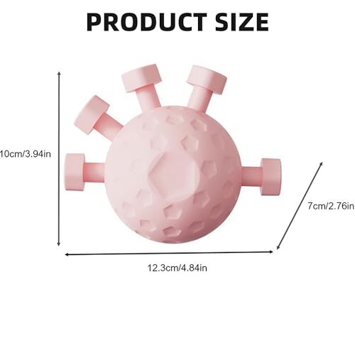 Finger Grip Strengthener,2026 New Hand Forearm Ball Strengthener Wrist Strengthening Guitar Finger Gripper Finger Exerciser Gripper Tool for Gym, Piano and Guitar Training - color: Pink