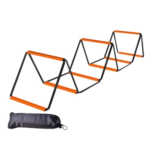 Agility Ladder Soccer Speed Ladder Multifunction Flexible Agility Training Equipment Football Footwork Ladder for Home Gym - size: 8 Grids With Bag