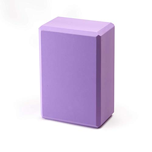 High Density EVA Foam Yoga Block 9" x 6" x 4" - color: Purple