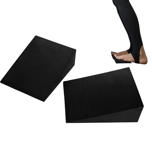 Yoga Foam Wedge - Portable Foam Yoga Wedge Stretching Equipment | Supportive Yoga Block | Back Support Foam Incline Slant Board for Leg, Calf, Ankle and Foot Stretching