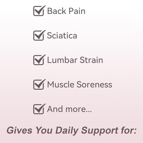 Ultra Breathable & Thin Back Brace for Lower Back Pain โ Lightweight, Adjustable Back Brace Belt for Women and Men | Comfortable Lumbar Compression Brace for Sciatica, Scoliosis, Wear Under Clothing