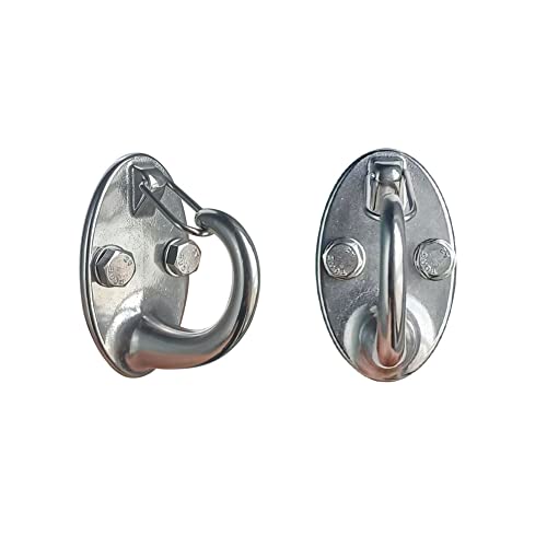 2 Packs Heavy Duty Resistance Band Wall Anchor Black Workout Wall Mount Anchor for Home Gym Strength Training Physical Exercise 1000 Lbs