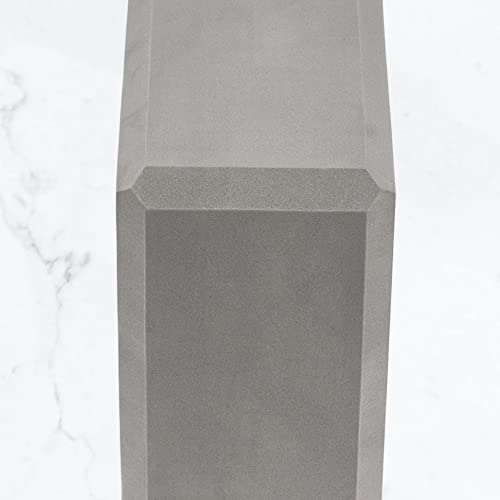 MYGA Yoga Block,Lightweight EVA Foam Yoga Brick,High Density Non-Slip Block for Yoga Poses, Pilates, Balance and Flexibility - color: Grey