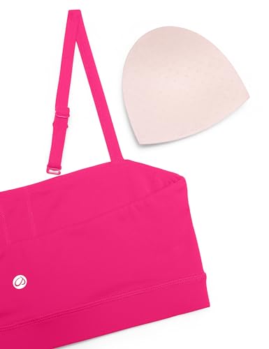 CRZ YOGA Butterluxe Thin Strap Sports Bra - color: Granita Pink, size: Large