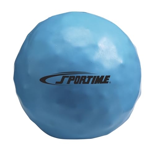 Sportime Yuck-E-Medicine Ball, 6-1/2 Inches, 3-3/10 Pounds, Blue