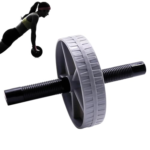 Core Workout Wheel – Auto Rebound Ab Roller, Non Slip Abdominal Strength Trainer | Duals Grip Fitness Tools For Gym Abs Sessionn, Home Exercise, Beginner Workouts, Muscle Toning And Balance Training