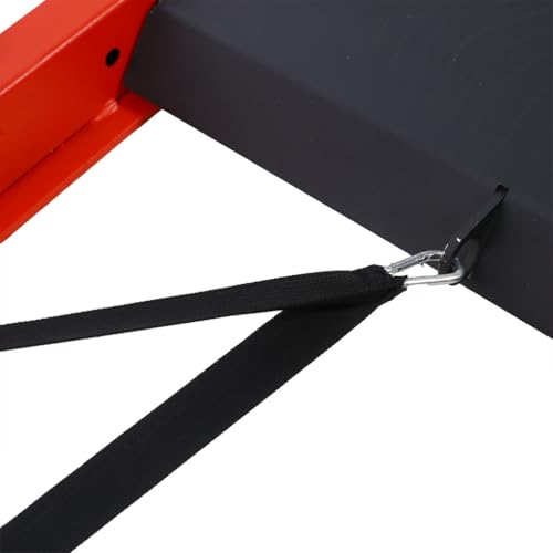 Weight Sled for Strength and Speed Training, Push Pull Workout Sled with Harness and Straps, Fitness Power Sled for Athletic Exercise, Compatible with 1" and 2" Weight Plates