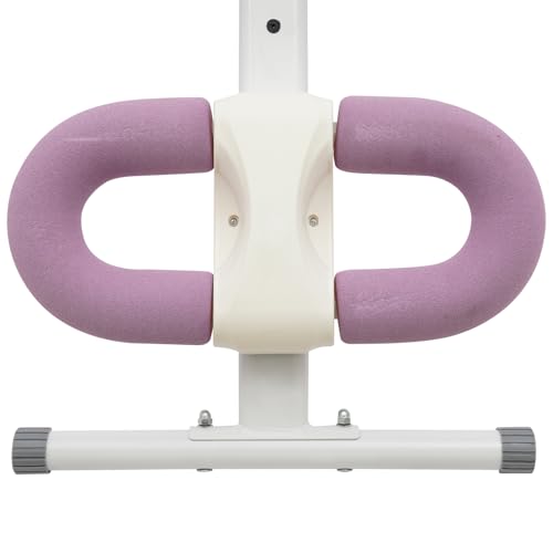Ab Machine, Foldable Adjustable Abdominal Trainer Machine, 5-Level Height and 2-Level Tilt, Knee Protection U-Shaped Pad, Core Strength Workout Equipment for Home, Gym, Office