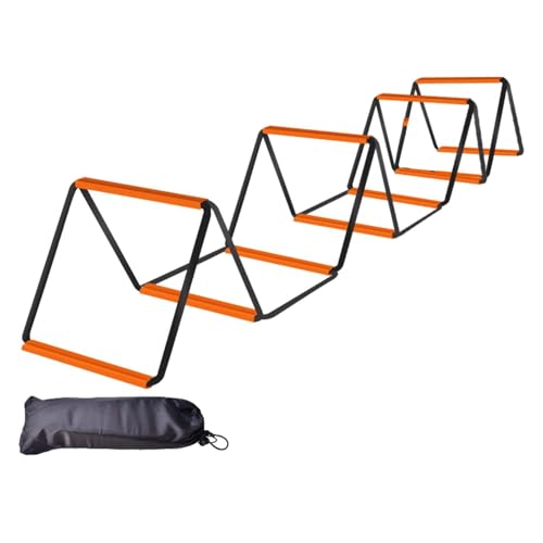 Agility Ladder Soccer Speed Ladder Multifunction Flexible Agility Training Equipment Football Footwork Ladder for Home Gym - size: 10 Grids With Bag