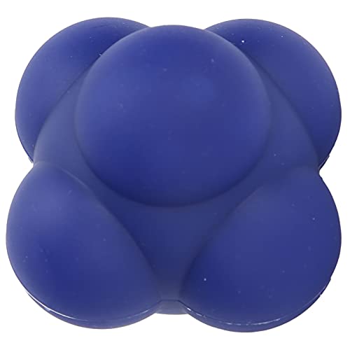Reflex Training Ball, Massage Roller Ball Eye Coordination Speed Body Rolling with Six Hemispheres for Enhancing Your Hand‑Eye Coordination(Cobalt Blue)