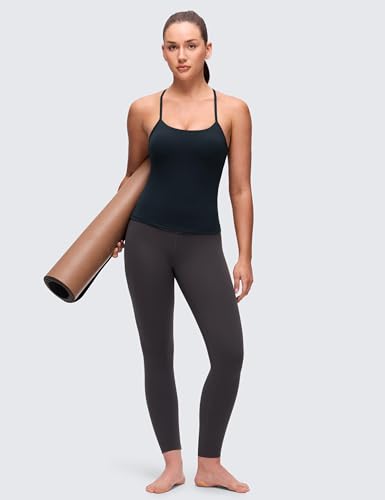 CRZ YOGA Butterluxe Y Back Tank Tops - color: True Navy, size: Medium