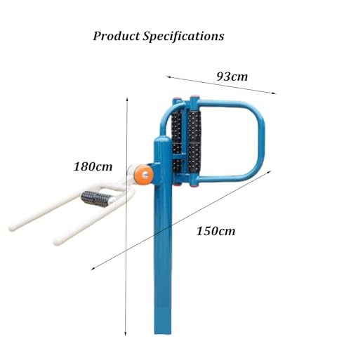 Back Exerciser,Lower Back AGER,Waist AGER with Sturdy Metal e,Outdoor Fitness Equipment for Core Strengthening and Stretching Balanced Body Exercises (A)