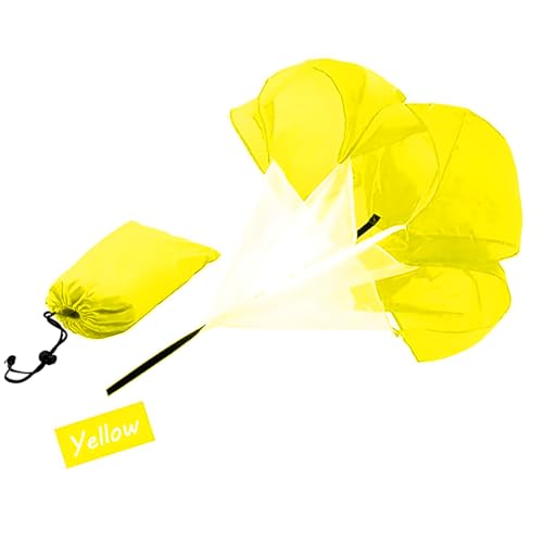 Running Speed Chute Resistance Parachute 56 inch Powerchute Umbrella Training Sprint Power Soccer Trainer for Runner, Football, Soccer Drilling
