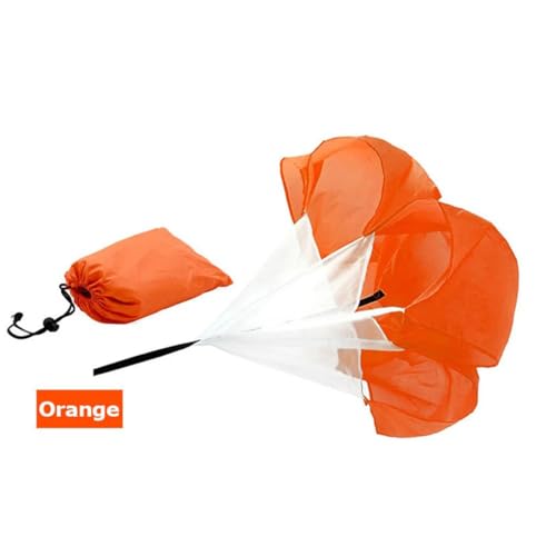 Running Speed Chute Resistance Parachute 56 inch Powerchute Umbrella Training Sprint Power Soccer Trainer for Runner, Football, Soccer Drilling