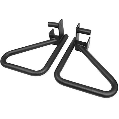 Dip Bar Attachment for Squat Rack - Multi Grip Set of 2 for Strength Training, Pull up, Push up 2x2 inch Power Cage Squat Rack - Pair