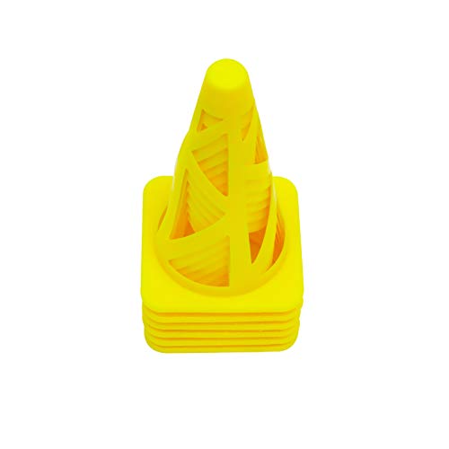 Soccer Agility Hurdle Cones for Training by Trademark Innovations (Set of 6)