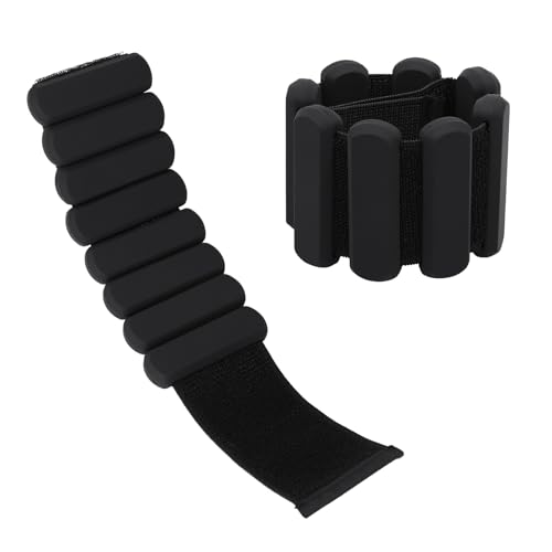 AMIR Wrist Weights, Adjustable Ankle Weights For Women, Waterproof Leg Strength Training Wrist For Yoga Running Swimming Pilates (1Pair, 1 lb Each)