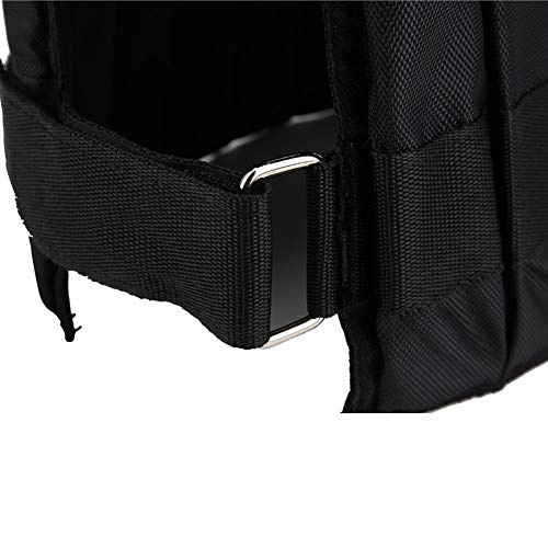20kg Weighted Vest, Adjustable Bodybuilding Weight Vest with Removable Sandbags Fitness Training Gym Heavy Body Exercise for Weight Training Exercise