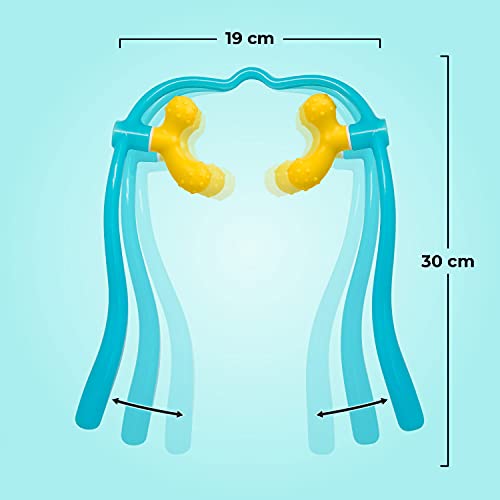 Lindo Shiatsu Neck Massager - Adjustable Knobs for Four-Point Gentle Shiatsu or Two-Point Deep Tissue Massage