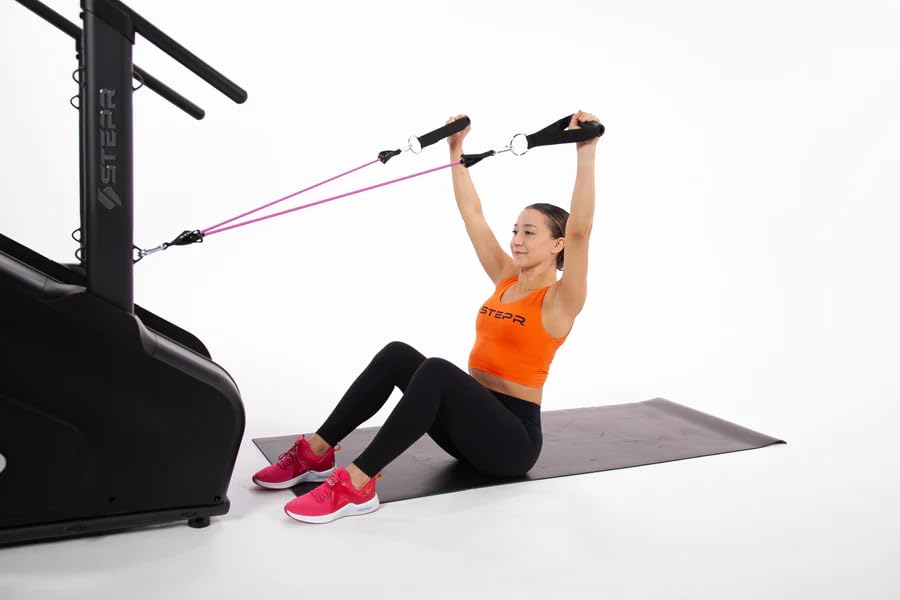 STEPR Professional Home Gym Transformation Kit – 10lb Weighted Training Vest, Elite Resistance Band System, Bluetooth Heart Rate Monitor & Booty Bands