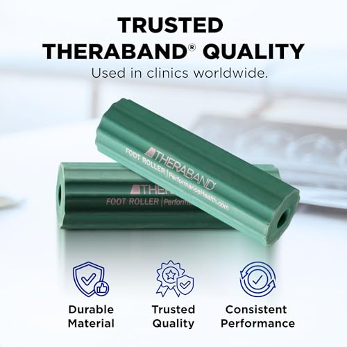 THERABAND Foot Roller for Foot Pain Relief, Massage Ball Roller for Arch Pain, Plantar Fasciitis Treatment, Heel Spurs Reliever, Tired Feet