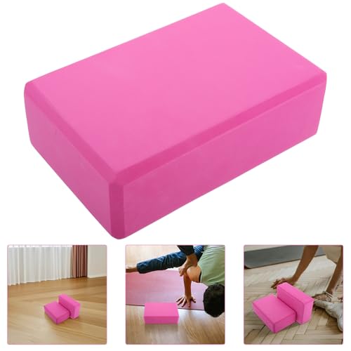 2pcs High Density Eva Non-slip Yoga Blocks for Pilates and Gymnastics Balance Training, Supportive Exercise Bricks for Flexibility and Stretching Workouts