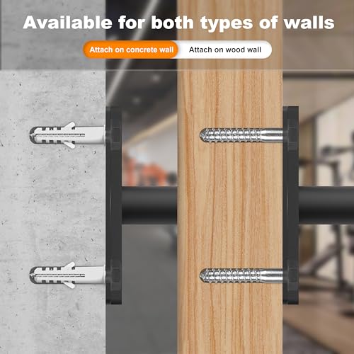Weight Plate Holder, Wall Mounted Weight Rack Storage for Weight Plates, Home Gym Organizer