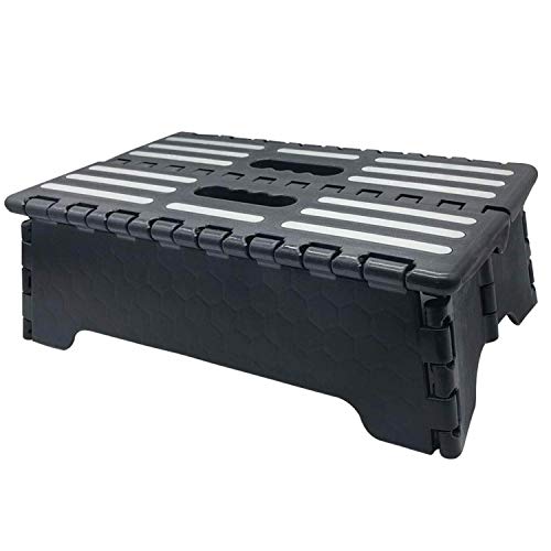 Portable Folding Step Up Stool Car Height Boost Elder Adult Non-Slip Step Grips