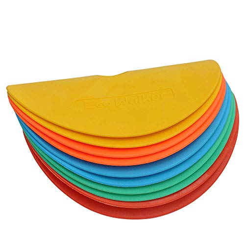 Flat Cones Spot Markers Soccer Basketball Sports Speed Agility Training