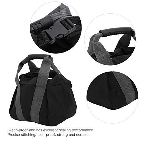 Fitness Sandbag Weightlifting Training Equipment with Comfortable Handle Reinforced Webbing Wear Proof Sealing for Home Gym Travel Outdoor Strength Training Gray