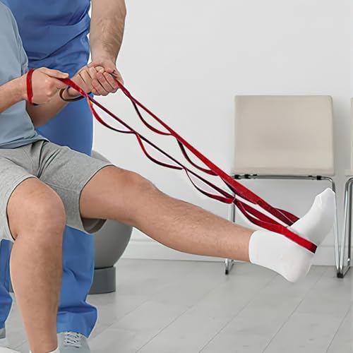 Yoga Stretching Belt for Flexibility Stretch Strap for Exercises Pilates Rehab Leg Stretch Wife Mom Home Use 1 Pcs