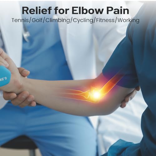Inspack Flex Tennis Elbow Therapy Bar, Flexbar Treatment, Grip Strength Trainer, Therabars Flex Bars Physical Tendonitis, Wrist, Pain Relief, Forearm Strengthener Hand Exercise, Resistance Twist 25lb 15lb 10lb - color: 3 Piece Set - Red Green Blue