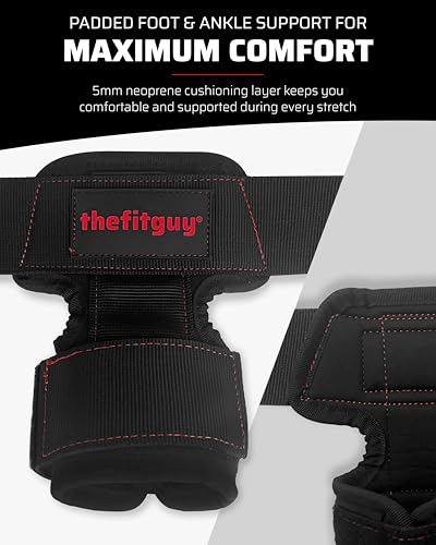 THEFITGUY Functional Strength & Flexibility Bundle – Coach Resistance Belt and Quadriceps Stretching Strap