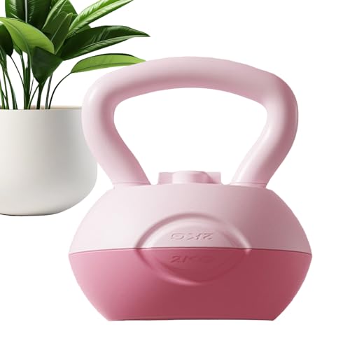 Kettle Bell - Grip Strength Adjustable Weight Tool, Soft Kettlebell | Coated Training Equipment, Ergonomic Handle, Compact Fitness Gear | Home Workouts Muscle Building Conditioning Men Women - color: 4kg