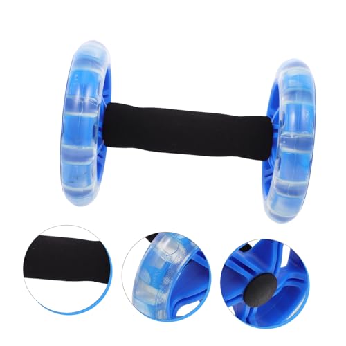 Dual Wheel Ab Roller for Core Strengthening Tummy Shaping Fitness Device Knee Pad for Men and Women Home Workouts