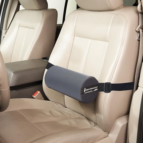 OPTP The Original McKenzie Lumbar Roll – USA-Made Low Back Lumbar Support for Office Chair & Car Seat Back Support Cushion. The Preferred Lumbar Pillow by Physical Therapists - Standard Density