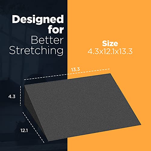Slant Board - Professional Adjustable Height EVA Foam Wedge for Leg, Calf, Ankle, and Foot Stretching