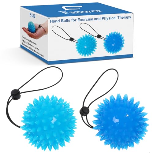 Hand Exerciser Finger Strengthener Balls, Stress Balls Squeeze Balls