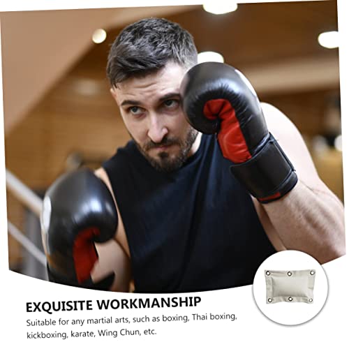 INOOMP Wall Mounted Canvas Fitness Sandbag for Boxing Training Small Empty Workout Bag with Reinforced Brass Buckle Suitable for Martial Arts Like Kickboxing and Karate